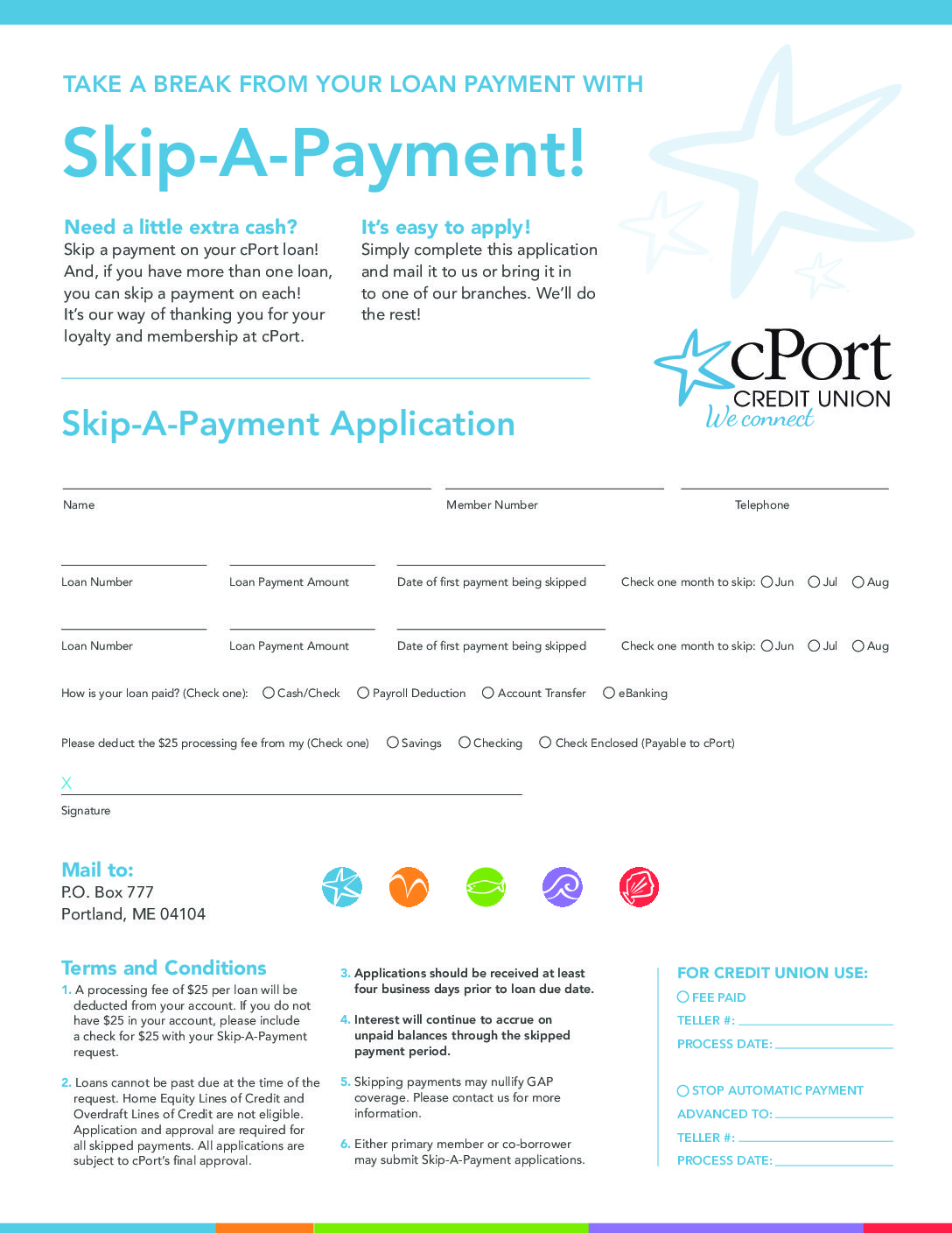 Skip A Pay Summer - cPort Credit Union