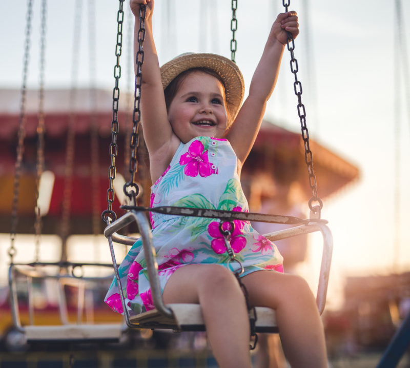 The first fair of a baby girl