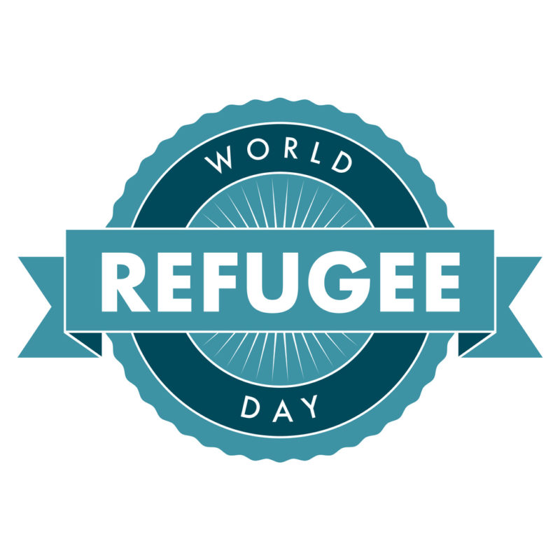 World Refugee Day Label