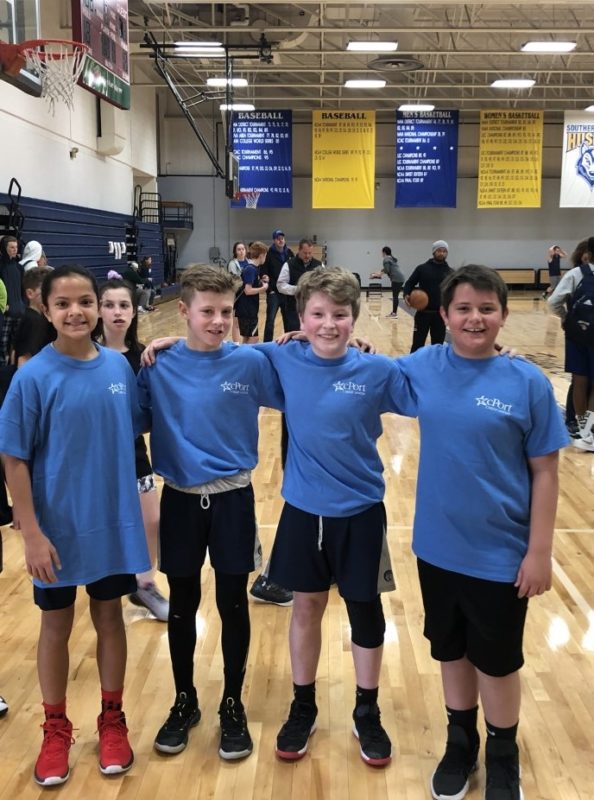 Kids at CU Swish out basketball game