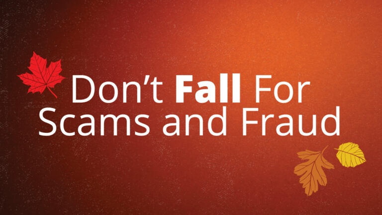 Don'y Fall for scams and Fraud