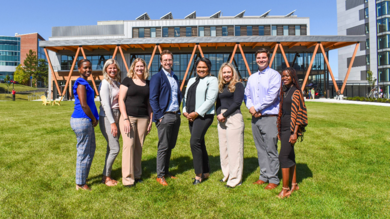 A group of cPort Credit Union's University of Southern Maine alums and current students.