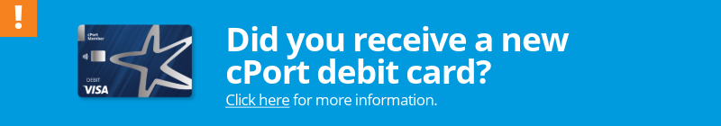 New cPort Debit Card