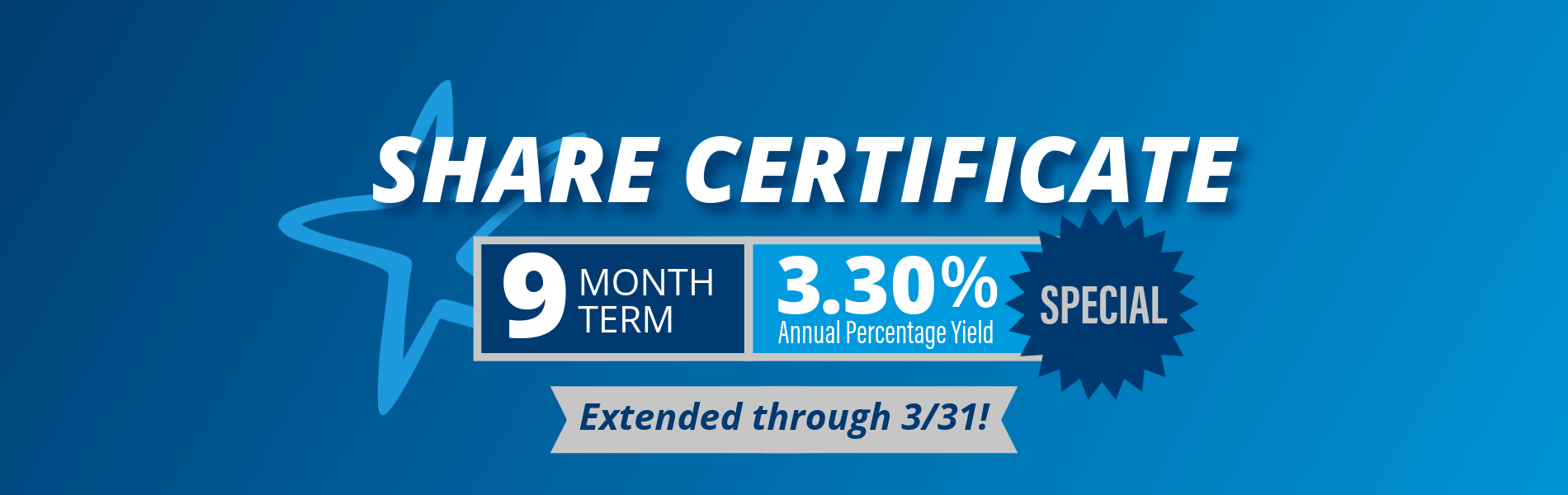 9 Month Share Certificate Special 17 Landing Page Desktop