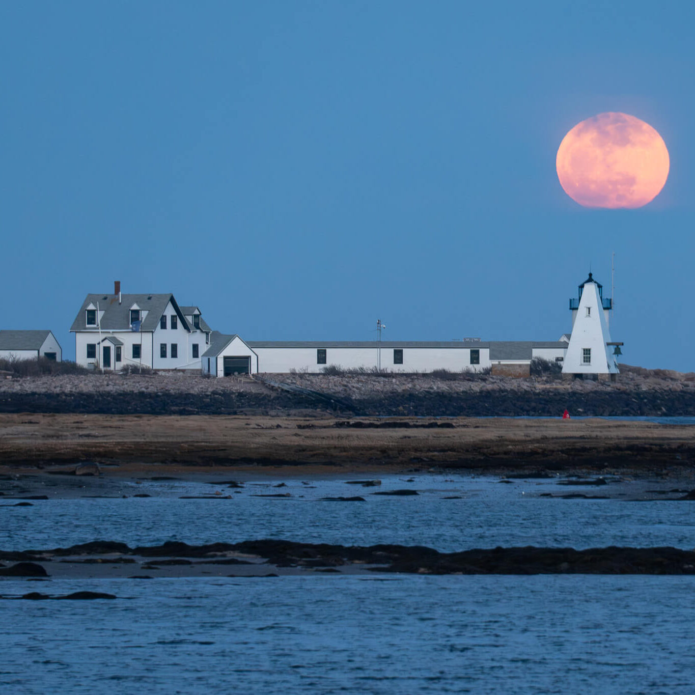 Paisley Turner November Goat Island Moonrise Goat-Island