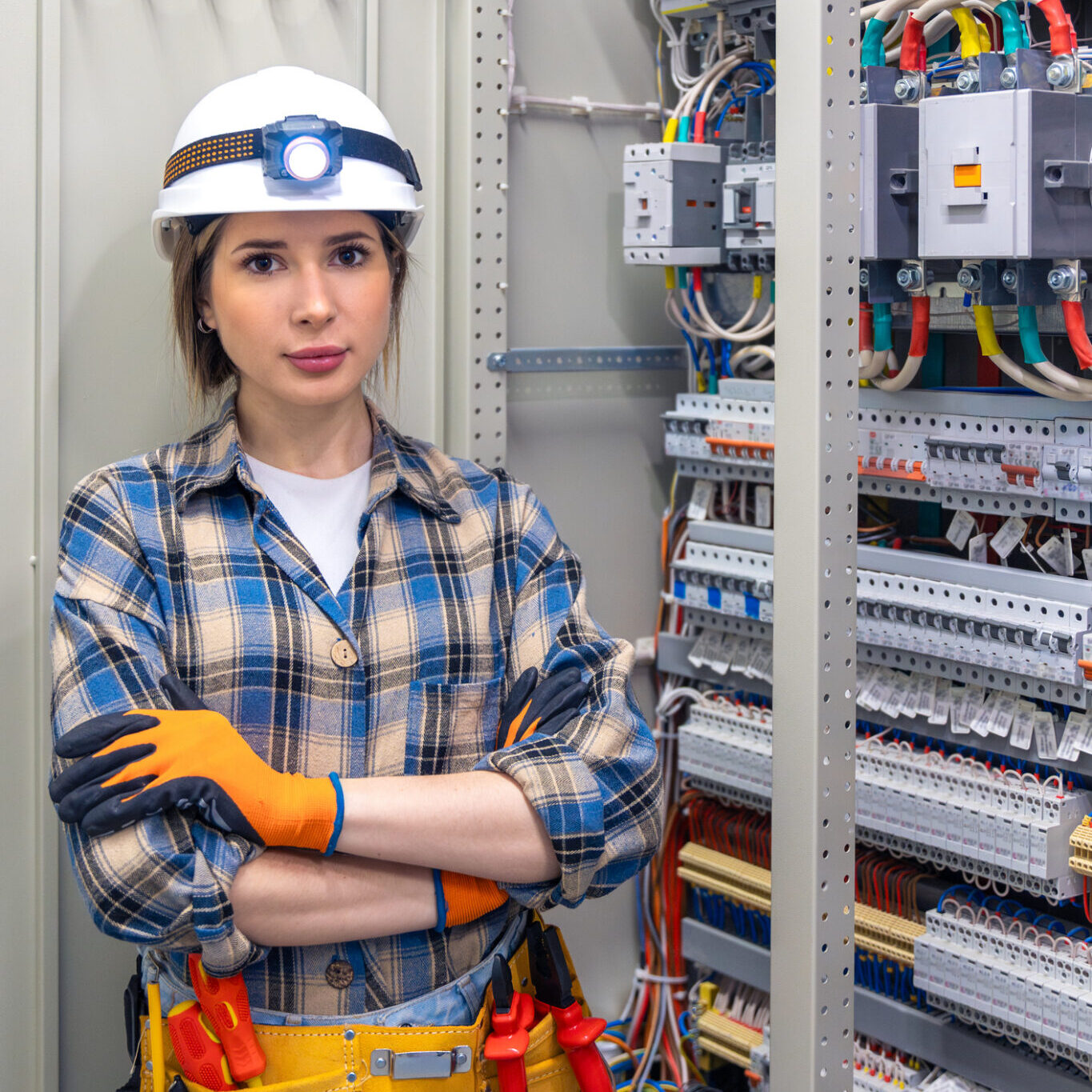 Female Electrician Student